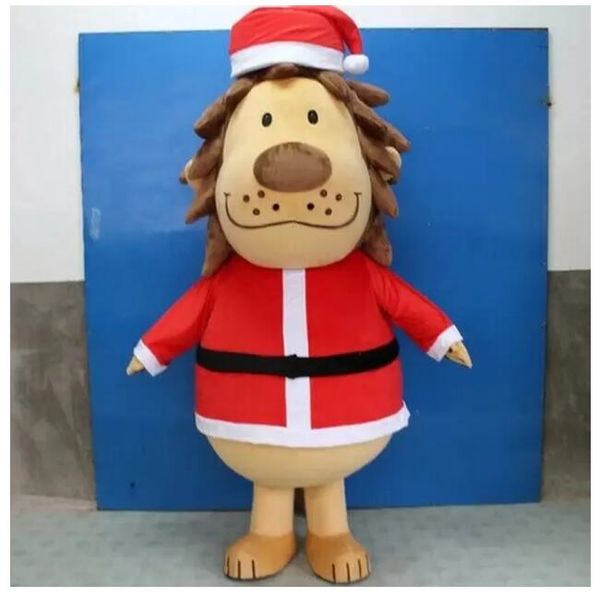 

cute lion mascot costumes halloween fancy party dress cartoon character carnival xmas easter advertising birthday party costume outfit, Red;yellow
