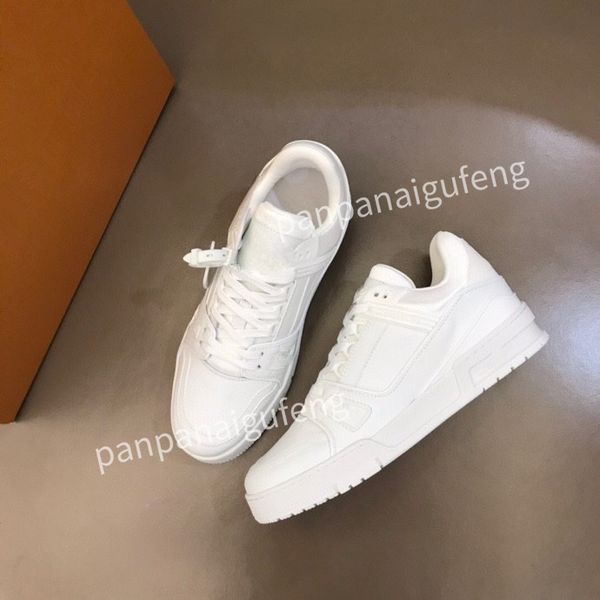 

2023 women designer casual shoes white black pink blue green red calf leather lace-up sneaker rubber sole trainers flatplatform sneakers rd2
