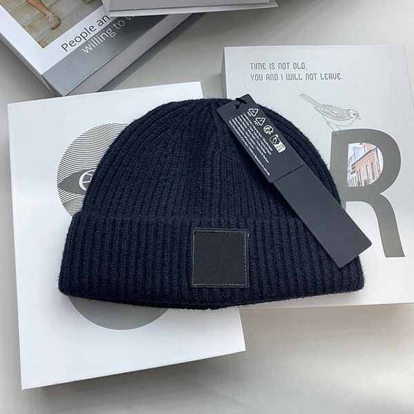 

designer beanie hat knitted hat wool hat indoor and outdoor wear size 54-58cm social gathering seaside party, Blue;gray