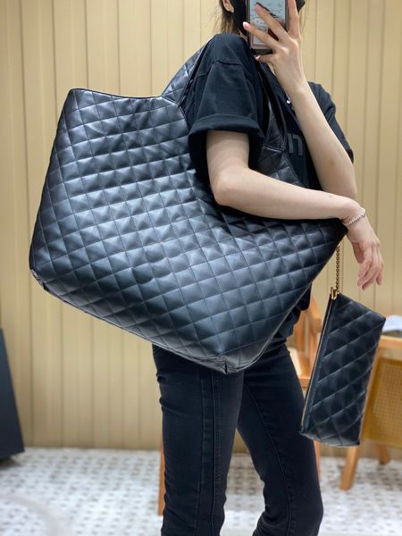 

10a super original quality sheepskin icare shoulder bag classic real leather quilting women handbags fashion ladies tote luxurys designers s