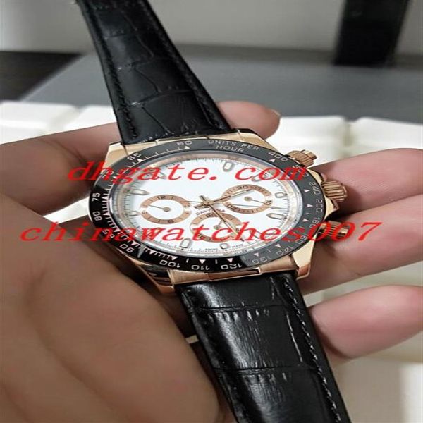

luxury asia 2813 movement 116515 ceramic bezel no chronograph rubber strap automatic mens watches268p, Slivery;brown