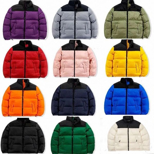 

designer mens puffer jacket coat fashion parker winter north jacket womens outdoor couple thick warm faced coats outwear multiple colour fa, Black