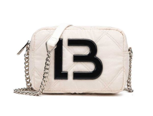 

bimbas fashion designer tote small square bags y lola classic outdoor nylon chain messenger bag women simplicity letter shoulder strap bag p