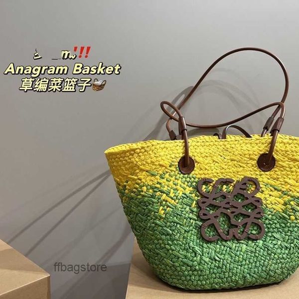 

lowe beach spain large tote designer bags girl beach purse grass picnic totes capacity raffia summer woven basket mini bag anagram handbags
