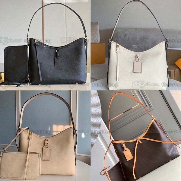 

carryall pm mm bag hobo handbag zipped pockets zipped pouch leather lace magnet closure shoulder bags tote women handle large capacity cross