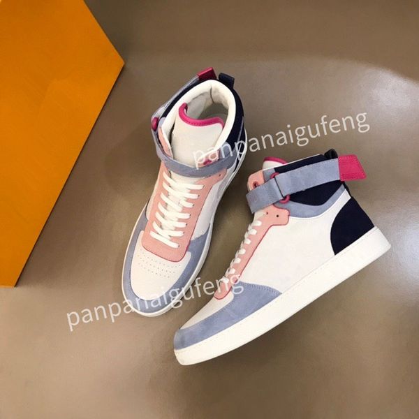 

2023 new luxury designer casual shoes white black blue red lace up sports shoes, leather rubber soles training shoes flat sports shoes rd220
