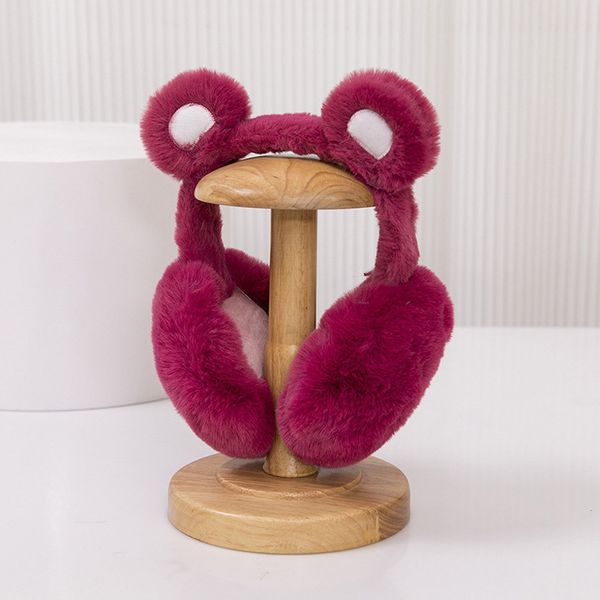 

ear muffs kid collapsible solid earmuffs girl velvet soft winter warm child outside windproof shield accessories 230824, Blue;gray