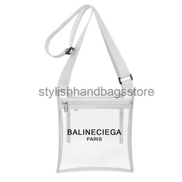 

sell bags transparent pvc tote bag designer bag clear messenger bag handbag single shoulder crossbody bagstylishhandbagsstore15