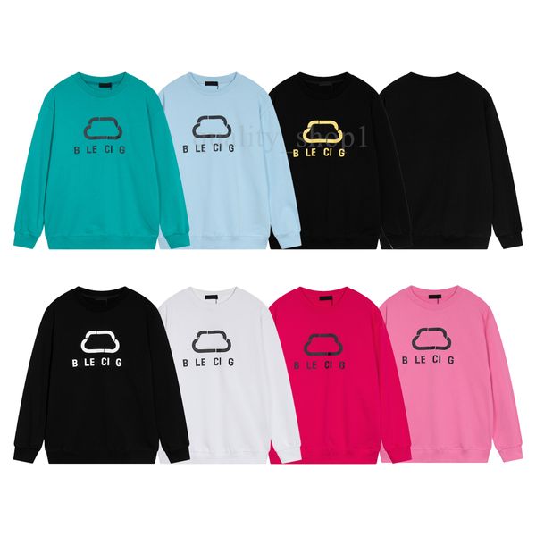 

23ss mens womens designer hoody luxury hoodies brand hoody sweatshirts jumper mens womens fashion streetwear lovers round neck clothing siz, Black