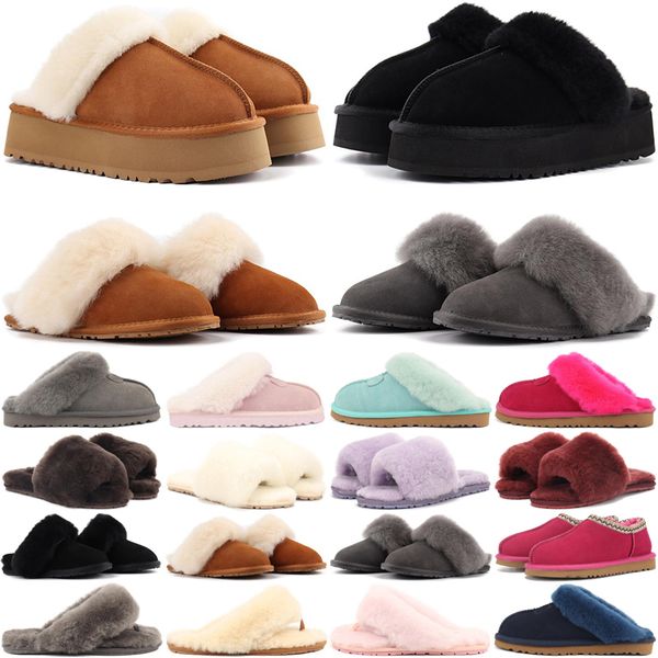 

designer women sandal slippers sliders sandals fluffy fur fuzzy pantoufle pink womens soft slides slipper luxury trainers mules ale, Black