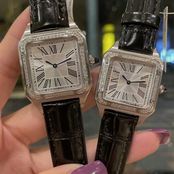 

fashion designer's steel 316l case blue spinel bead head mother-of-pearl dial sword-shaped blue steel hands sapphire crystal mirror ste, Slivery;brown