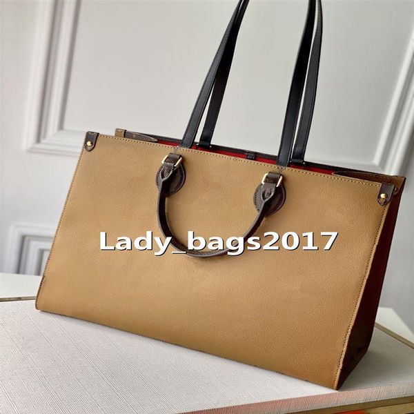 

newset large shopping bags 41cm shoulder bag evening contrast color beach genuine leather handbag crossbody purse messenger lady h212o