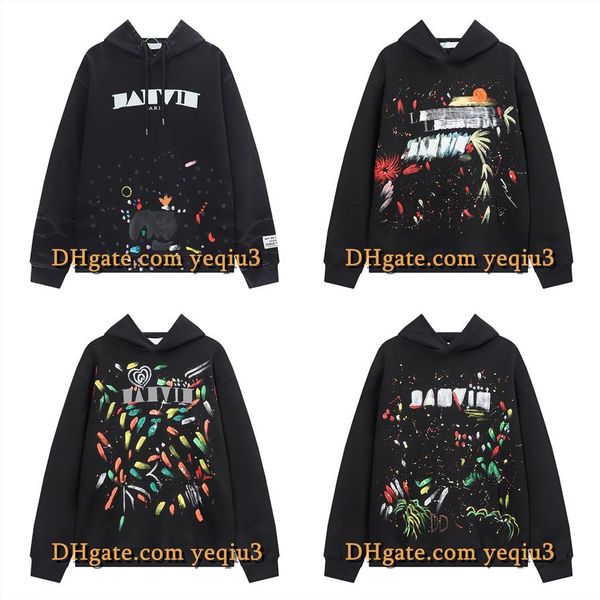 

men hoodies autumn pullover r hoodies couple sweatshirts plus size black casual hoodies graffiti pattern comfortable sweatshirt christmas gi