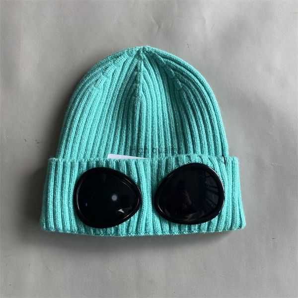 

designer two lens glasses goggles beanies men knitted hats skull caps outdoor women uniewinter beanie black grey bonnet 7 foak, Blue;gray