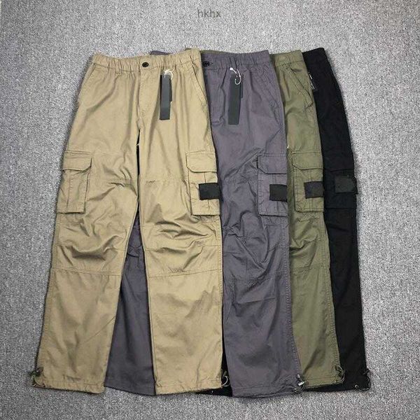 

men's pants designers trousers badge patches letters men women zipper track pant cotton casual cargo pants streetwear bib overall sport, Black