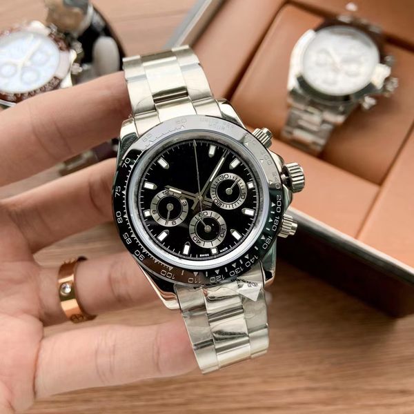 

men's watch automatic mechanical movement watch stainless steel strap sapphire glass ceramic bezel small dial working properly, Slivery;brown