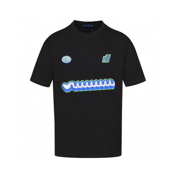 

men's plus tees & polos round neck embroidered and printed polar style summer wear with street pure cotton f32t, Black;brown