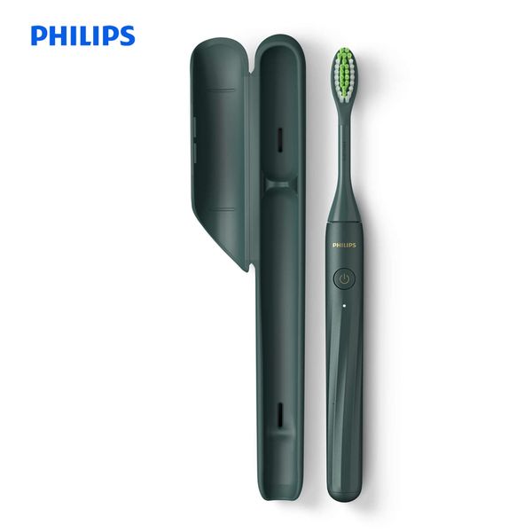 

toothbrush one by sonicare electric toothbrush usb-c rechargeable 2 minutes timer sonic tooth brush with sleek travel case hy1200 230824