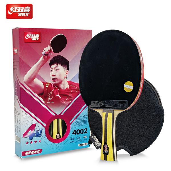 

table tennis raquets h4002 4 star racket 5 6 h5002 h6002 ping pong professional pure wood paddle with sticky rubber 230824