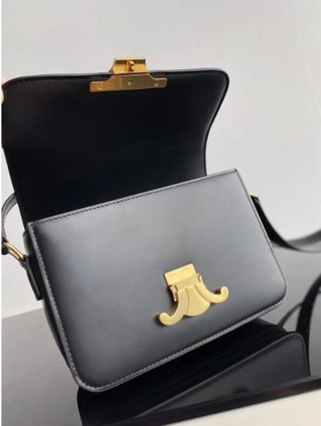 

designer bag women shoulder bag besace triomphe underarm handbag crossbody purse fashion genuine leather large capacity classic letter clutc