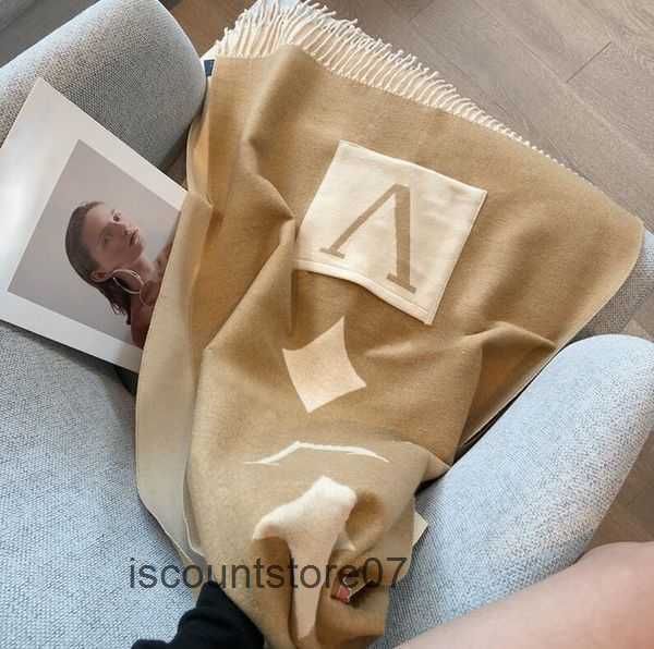 

fashion designer scarf with geometric patterns winter letters print cashmere scarves for women warm plaid cotton shawl wraps size 180x65cm 5, Blue;gray
