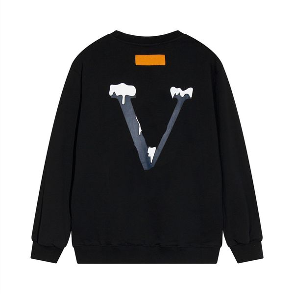 

new designer men hoodies fashion letter print pullovers sweatshirt women hoodie spring autumn trend long sleeve casual hoody loose high stre, Black