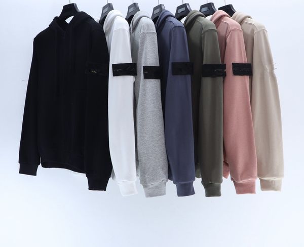 

designer sweatshirt mens jumper womens sweater pull long sleeve compass embroidered armband cotton overshirt pullover couple outfit, Black