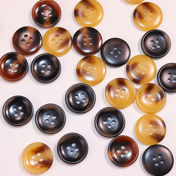 

Four eye button suit with natural buttons, bowl shaped, thin edge, wide edge, resin buttons, high-end and simple shirt buttons