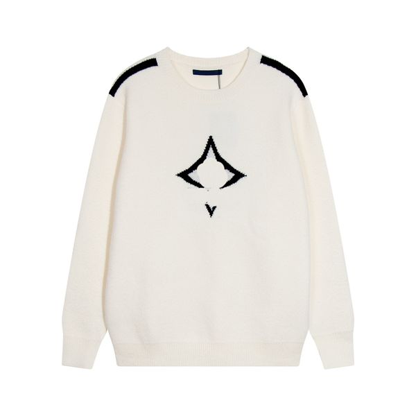 

yycc 2023 men's knitwear designer full print letter quality technology men's sweater printed cotton knit set men's and women&, White;black