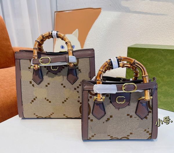 

designer bags shopping bag diana bamboo genuine leather handbag bamboo shoulder bag womens men tote crossbody luxury fashion purses handbags