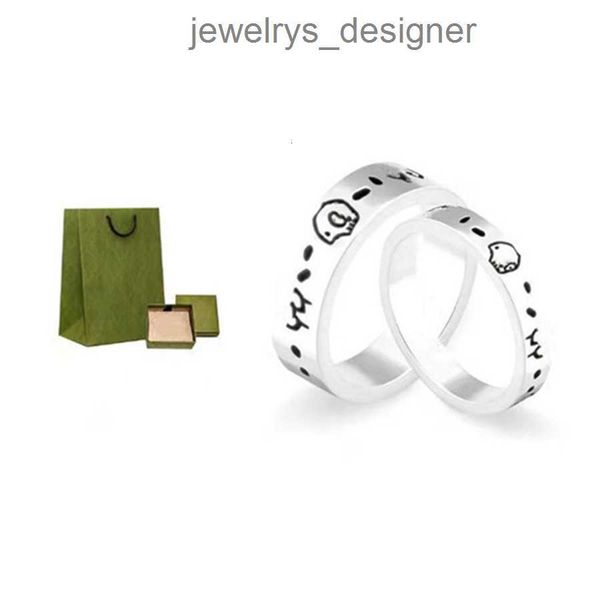 

ring for man women rings fashion ghost designer jewelry sliver color, Silver