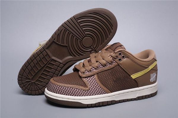 

designer basketball shoes sb dnks low brown yellow lemon casual skates company outdoor trainers sports sneakers fast delivery with original