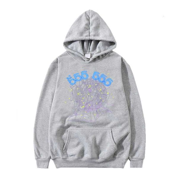 

creativity fashion hoodie sp5der 555555 angel number printed sweater 4 u9rq, Black