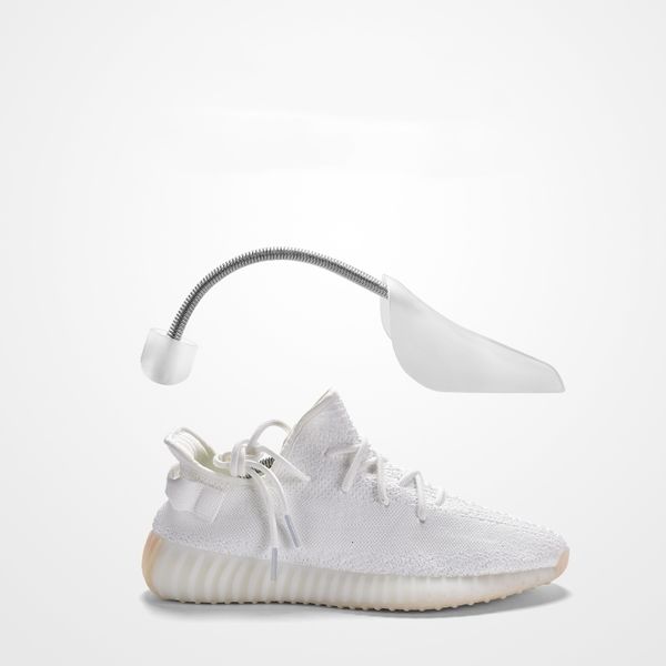 

shoe parts accessories household 1 pairs practical plastic shoe trees adjustable length shoe trees stretcher boot holder organizers shoe str, White;pink