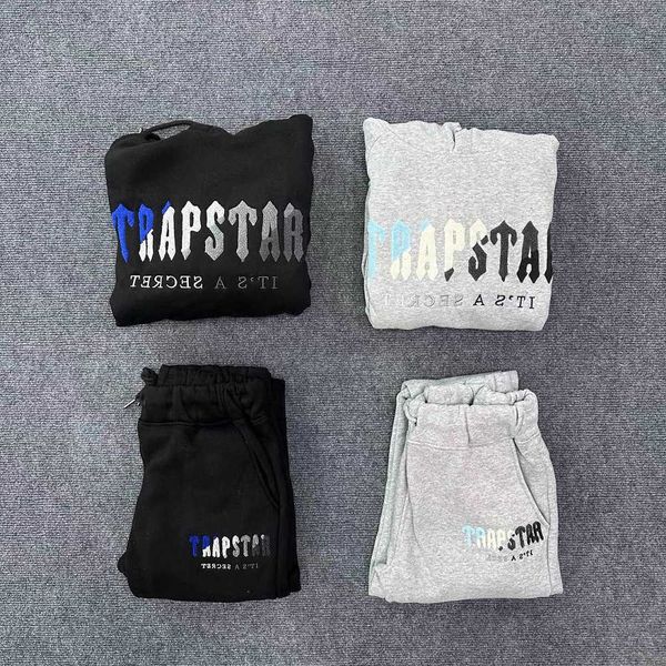 

men suit fashion hooded tracksuit london shooters quality embroidered hoodie 2023 new jogger pants, Black;brown