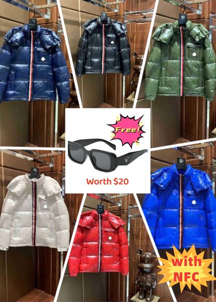 

monclair classic parkas men fashion puffer jackets luxury designer down jacket parka man epaulettes trend winter warm cotton jackets outdoor, Black;brown