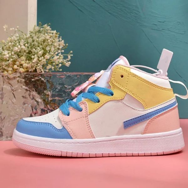 

2023 1s high kids shoes kids youth born infant toddler trainers boys girls kid shoe sneakers desiganer trainers sneaker boy j 1 chidren eur, Black