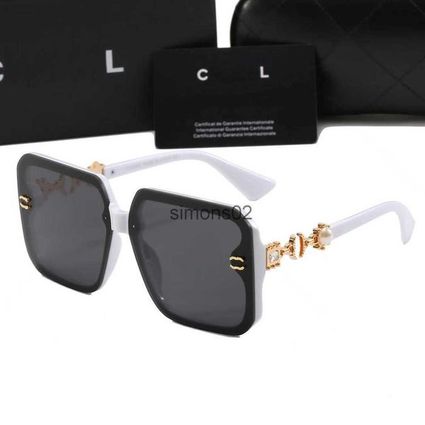 

designer channel sunglasses cycle luxurious fashion brand sports polarize c c sunglass men women vintage baseball beach driving white square, White;black