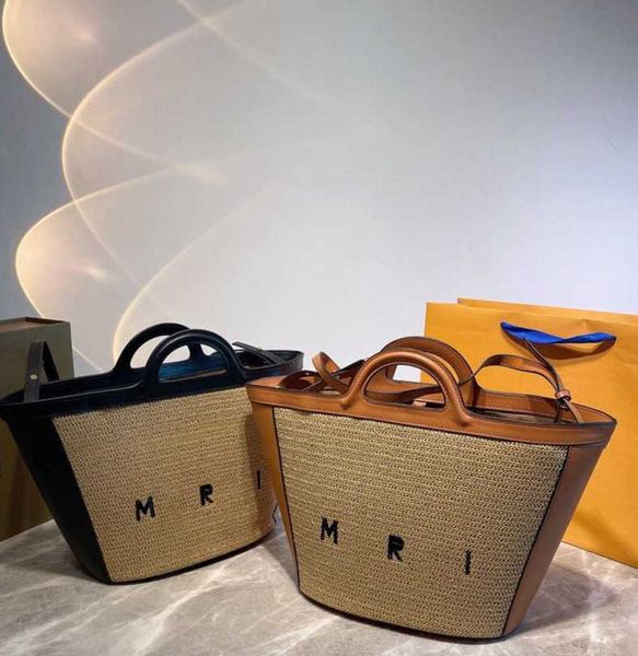 

evening bags 2023 fashion light luxury crossbody bag designer marn woven marni marn women's handbagmulti pochette aaass, Black