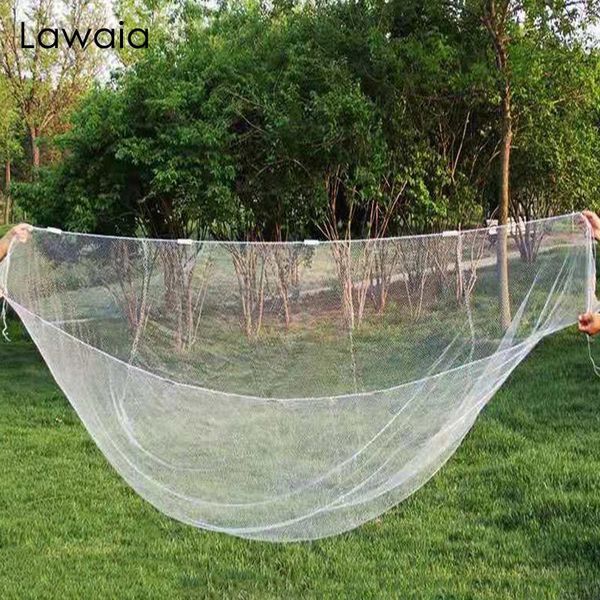 

accessories lawaia white nylon line fishing net braided fish net hand carry bamboo poles catch fish network for river and pond
