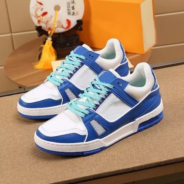 

trainers designer shoes casual shoe designers sneakers classic vintage chaussures leather mesh with box size 35-45 men women, Black