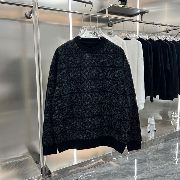 

mens designer sweaters hoodies famous hip hop men women hoodie hoodies street cotton loose sleeve sweatshirt womens casual round neck long s, Black;brown