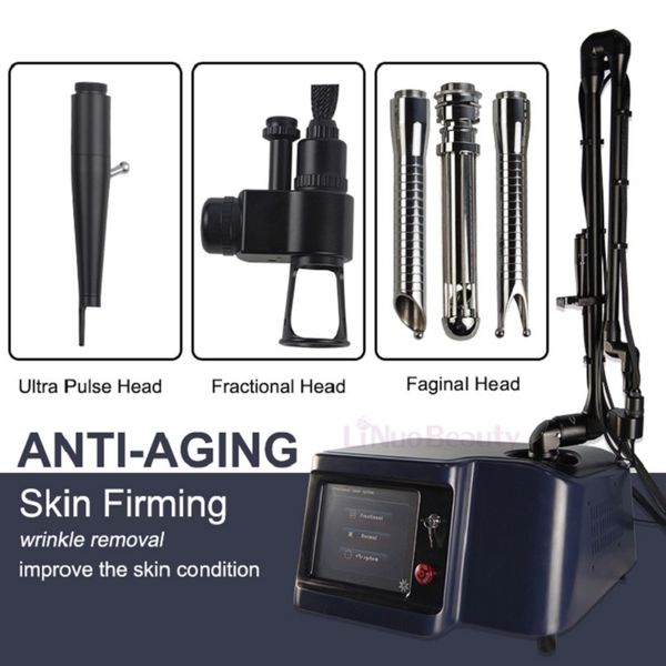 

fractional co2 laser multifunctional machine vaginal tightening skin rejuvenation scar stretch marks removal acne trreatment beauty equipmen, Black