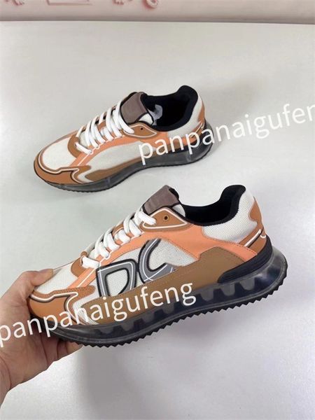 

luxurys designer sneaker running shoes calfskin leather whiteblue letter overlays platform low sneakers mens woman shoes size 39-46fd230508, Black