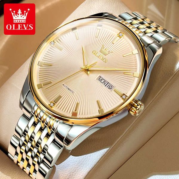 

luxury designer watches new brand watch fully automatic mechanical business leisure student men's trend, Slivery;black
