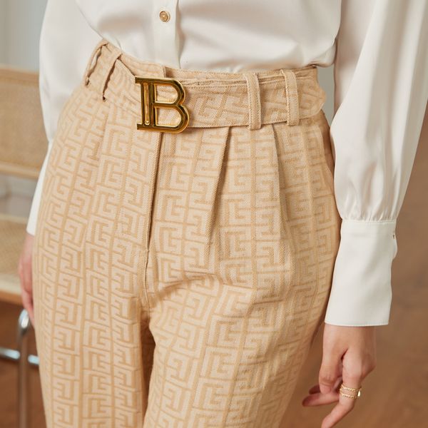 

women's pants capris autumn and winter high-end fashion simple pants slim fit and thin all-match women's trousers s-3xl 230825, Black;white