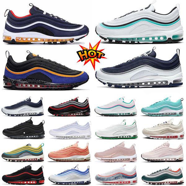 

97 running shoes og 97s plus designer jesus shoes satan sean wotherspoon triple white black halloween silver bullet lodon summer of love mus