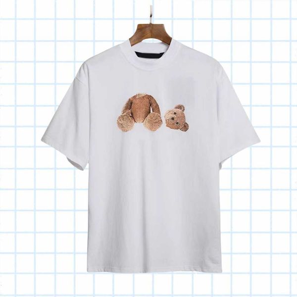 

shirt t limited edition designer shirt men women wear graffiti bear style chest letters fashion sportwear lovers summer shirts casual classi, White