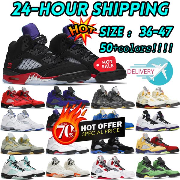 

jumpman 5 basketball shoes 5s horizon bluebird unc blue white x sail black leather rage red metallic 23 unc men sneakers men trainers sport
