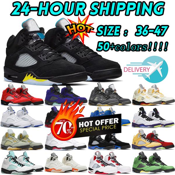 

jumpman 5 basketball shoes 5s horizon bluebird unc blue white x sail black leather rage red metallic men sneakers men trainers sport outdoor